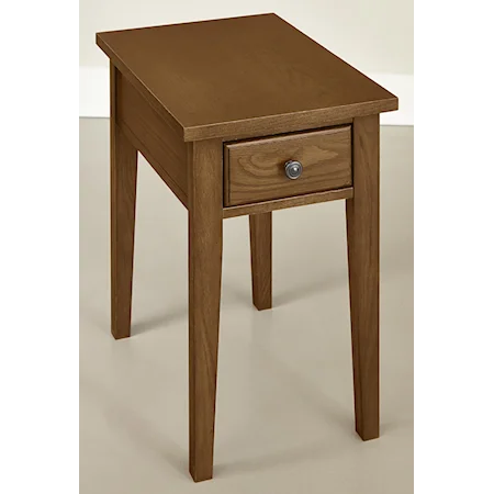 Casual Chairside Table - 1 Drawer